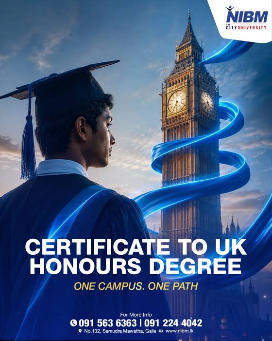 UK honours degree pathway campaign creative