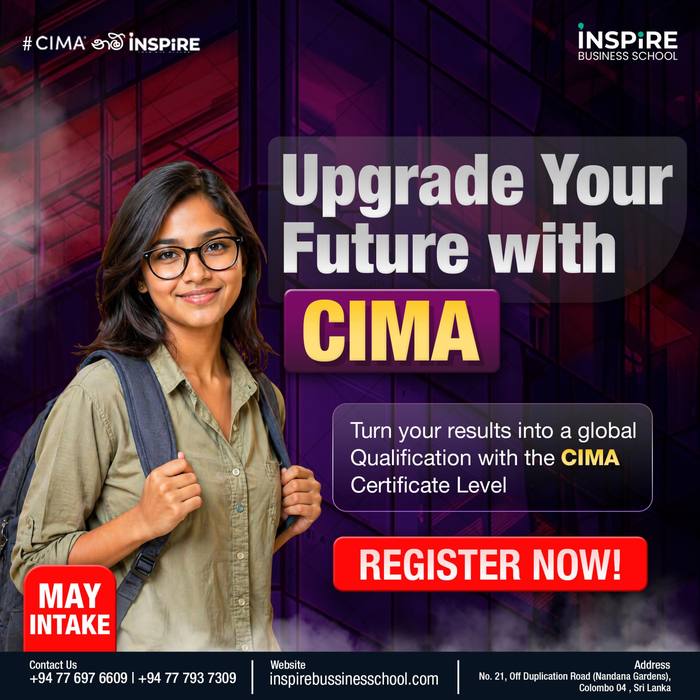 CIMA course registration campaign creative