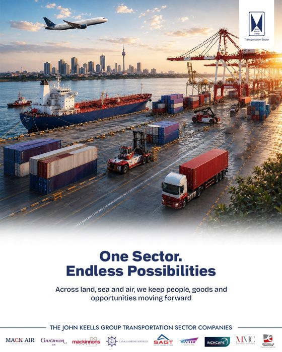 Transportation sector brand campaign creative for ports, air and logistics