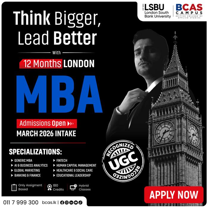 London MBA admissions campaign creative