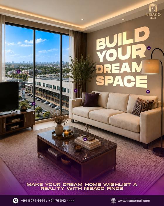 Furniture and home decor promotional creative