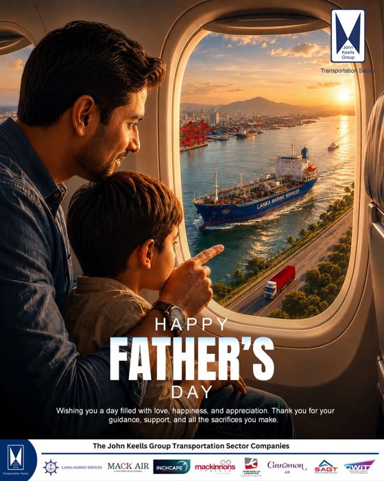 Father's Day corporate greeting creative for transportation sector